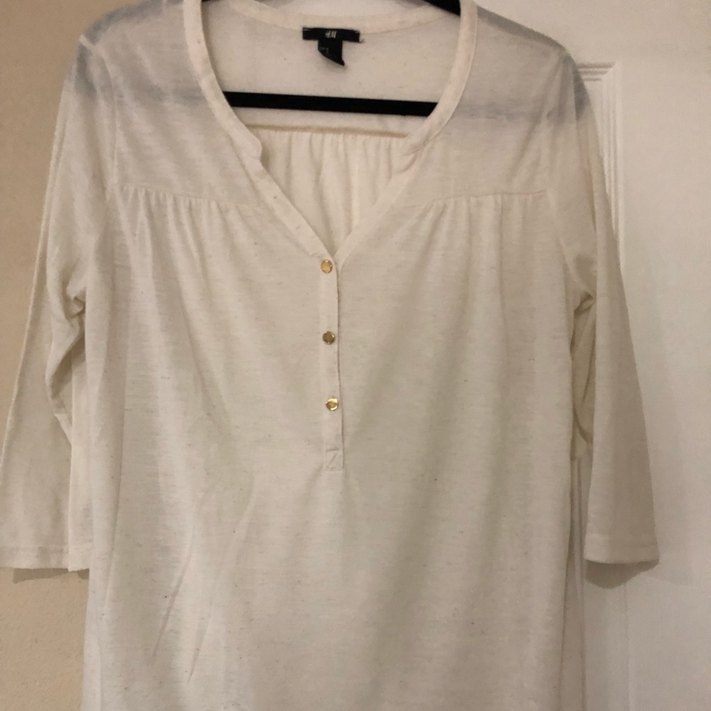 🛍💵 4/$25 H&M Light loose fitting tunic!